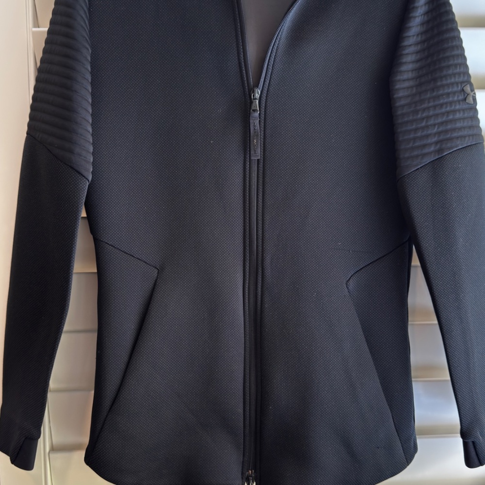 Under Armour Men's Black Zip-Front Jacket